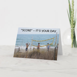 "SCORE" - IT'S YOUR ***BIRTHDAY*** CARD