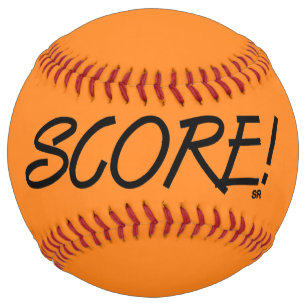 Score orange softball