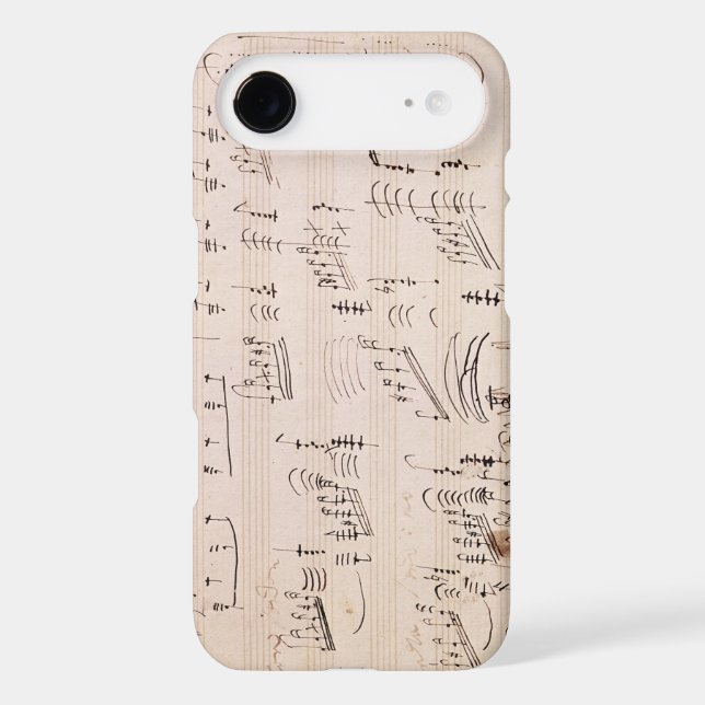 Score sheet of 'Moonlight Sonata' Case-Mate iPhone Case (Back)