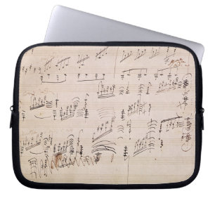 Score sheet of 'Moonlight Sonata' Laptop Sleeve