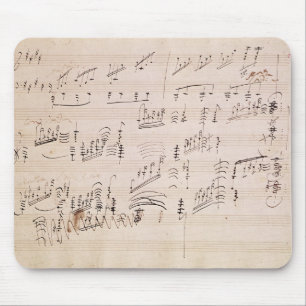 Score sheet of 'Moonlight Sonata' Mouse Mat