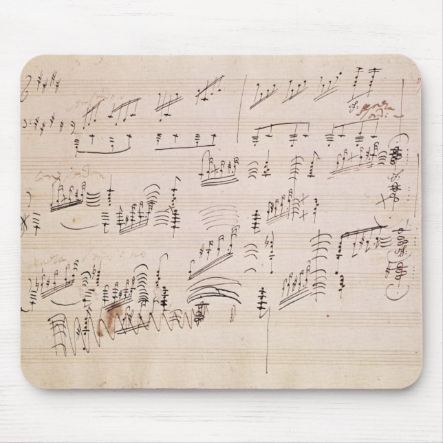 Score sheet of 'Moonlight Sonata' Mouse Mat (Front)