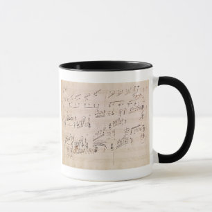 Score sheet of 'Moonlight Sonata' Mug
