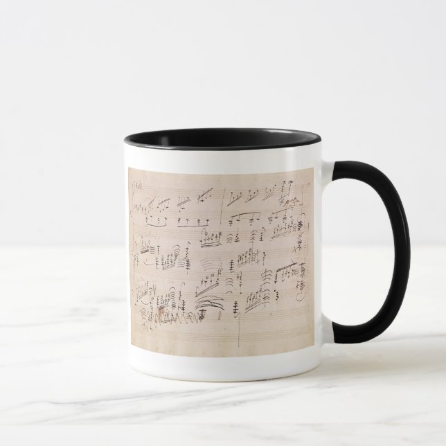 Score sheet of 'Moonlight Sonata' Mug (Right)