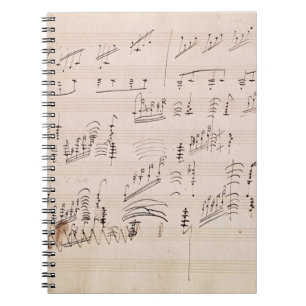 Score sheet of 'Moonlight Sonata' Notebook