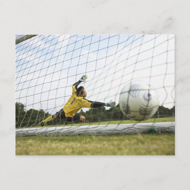 Scoring a goal postcard (Front)