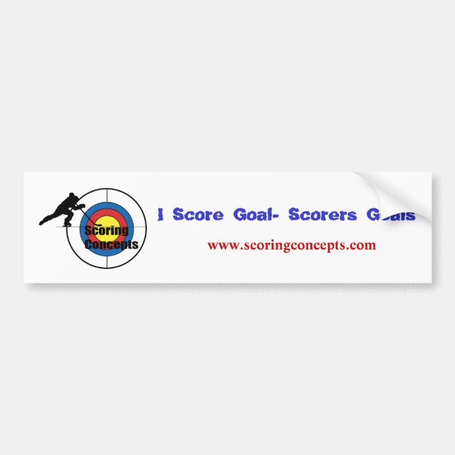Scoring Concepts Bumper Sticker (Front)
