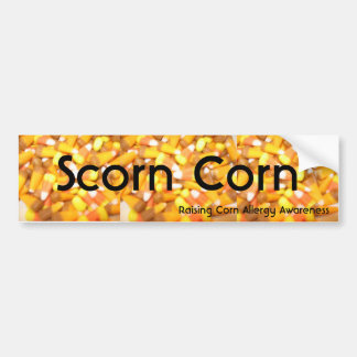 Scorn Corn Bumper Sticker