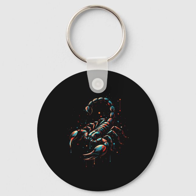 Scoron Minimalist And Vibrant Style Birthday Chris Key Ring (Front)