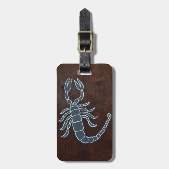 Scorpio 2008 luggage tag (Front Vertical)