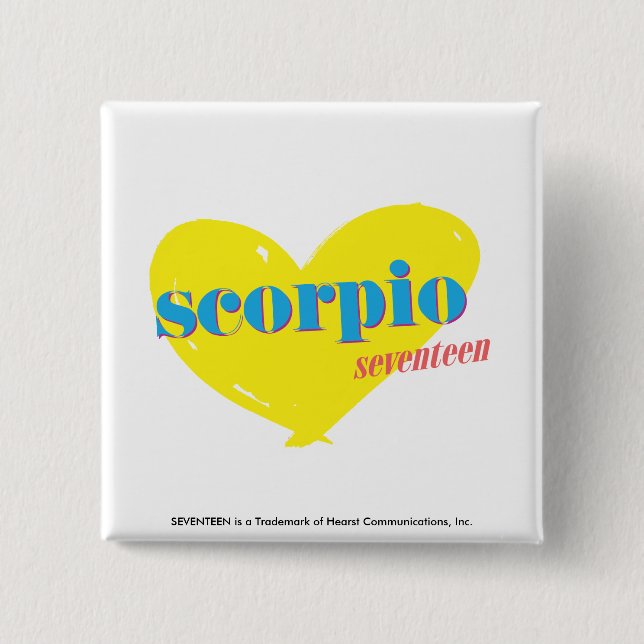 Scorpio 3 15 cm square badge (Front)