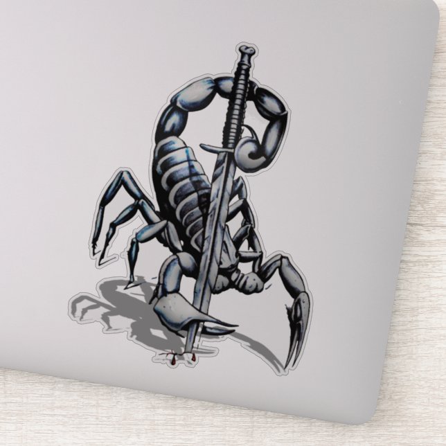 Scorpio 3d Sticker (Detail)