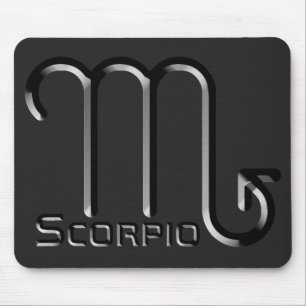 SCORPIO, Abstract Design of the Zodiac Sign, Mouse Mat