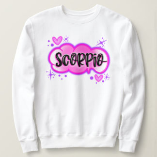 Scorpio Airbrush Style  Sweatshirt