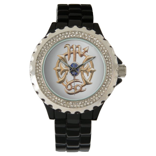 Scorpio and Pisces Medallion Watch (Front)
