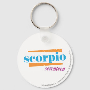 Scorpio Aqua Key Ring