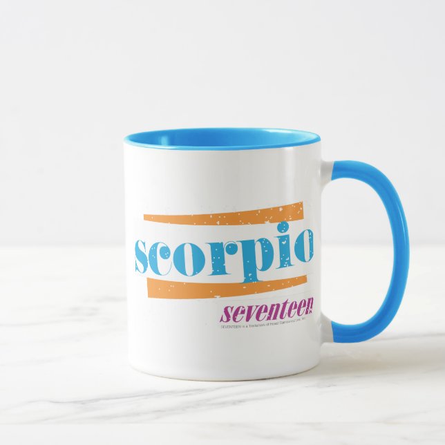 Scorpio Aqua Mug (Right)