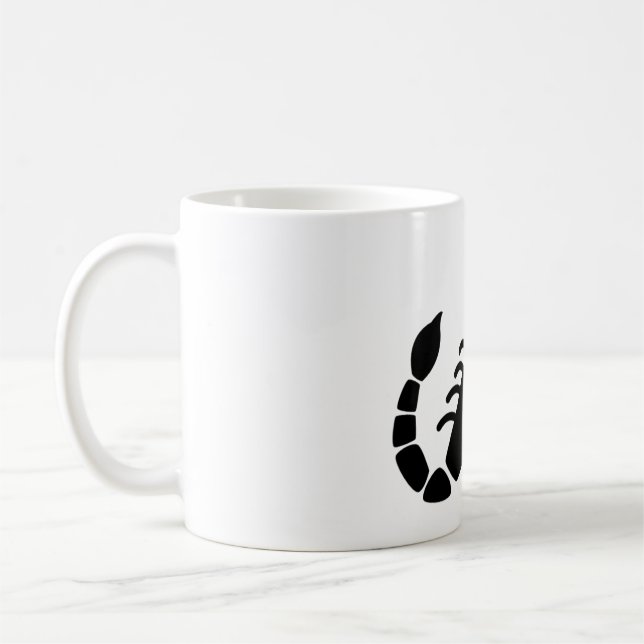 Scorpio Astrological Symbol Sign 4 Coffee Mug (Left)