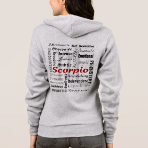 Scorpio Astrology Horoscope Zodiac Traits Collage Hoodie