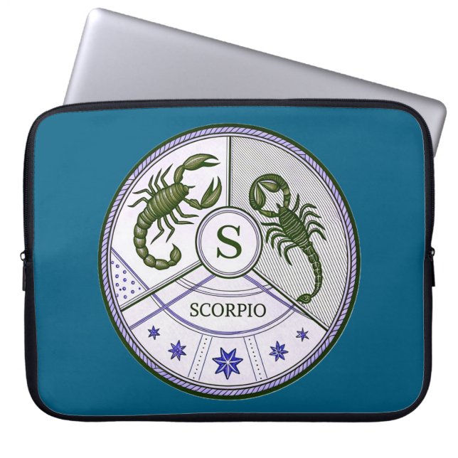 Scorpio Astrology  Laptop Sleeve (Front)