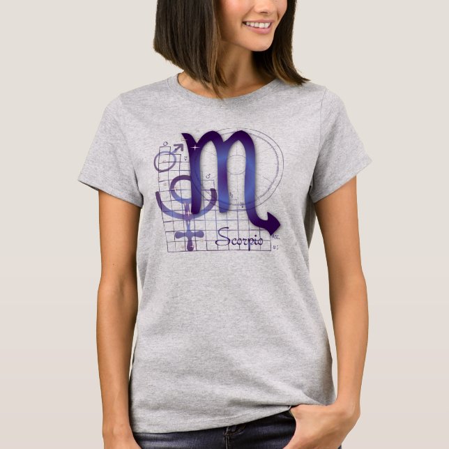 Scorpio Astrology T-Shirt (Front)