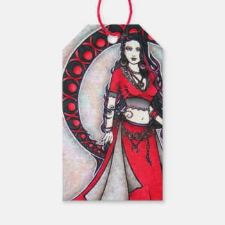 Scorpio Belly Dancer Gothic Moon Gift Tags