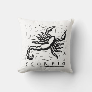 Scorpio Birthday Year Astrological Zodiac Sign Cushion