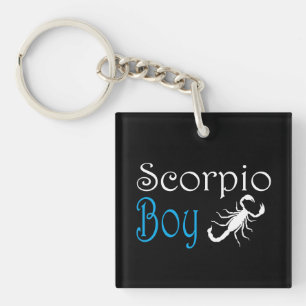 Scorpio boy key ring