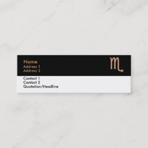 Scorpio Business Card