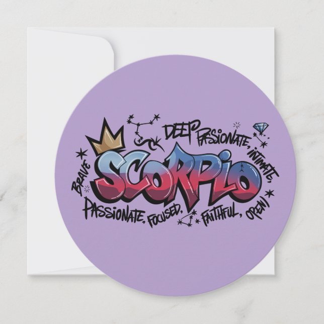 Scorpio Card (Front)