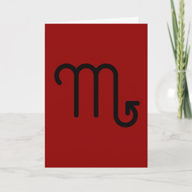 Scorpio Card (Front)