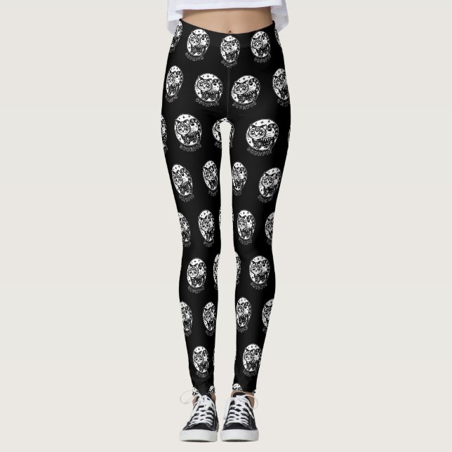 Scorpio Cat Leggings (Style 1) (Front)