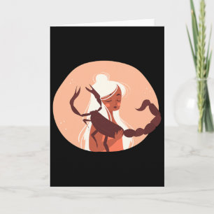 Scorpio Christmas Zodiac Horoscope Astrology Card
