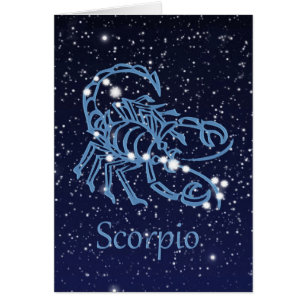 Scorpio Constellation and Zodiac Sign with Stars