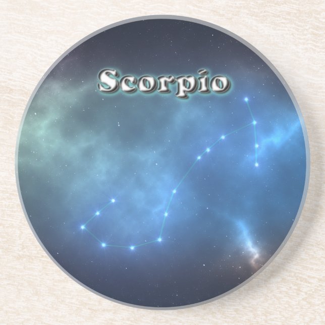 Scorpio constellation coaster (Front)