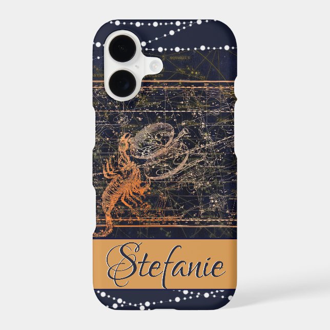 Scorpio Constellation Dark Blue (Back)
