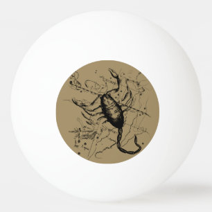Scorpio Constellation Hevelius 1690 Classic Ping Pong Ball