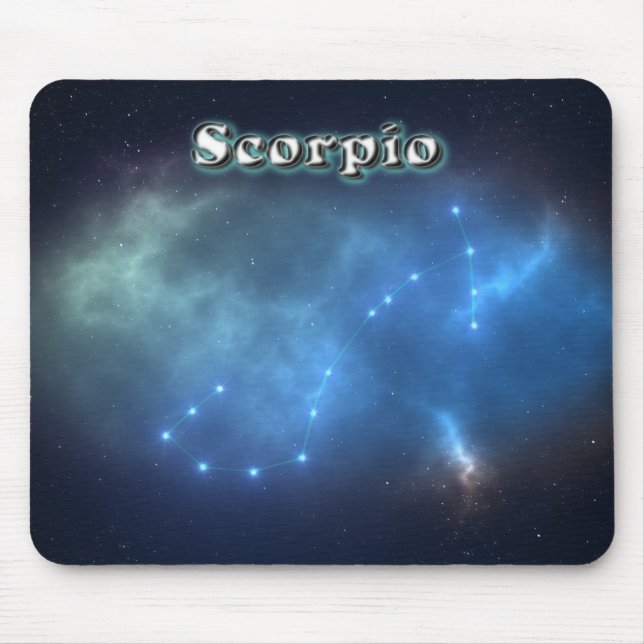 Scorpio constellation mouse mat (Front)