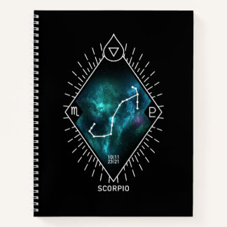 Scorpio Constellation & Zodiac Symbol Notebook