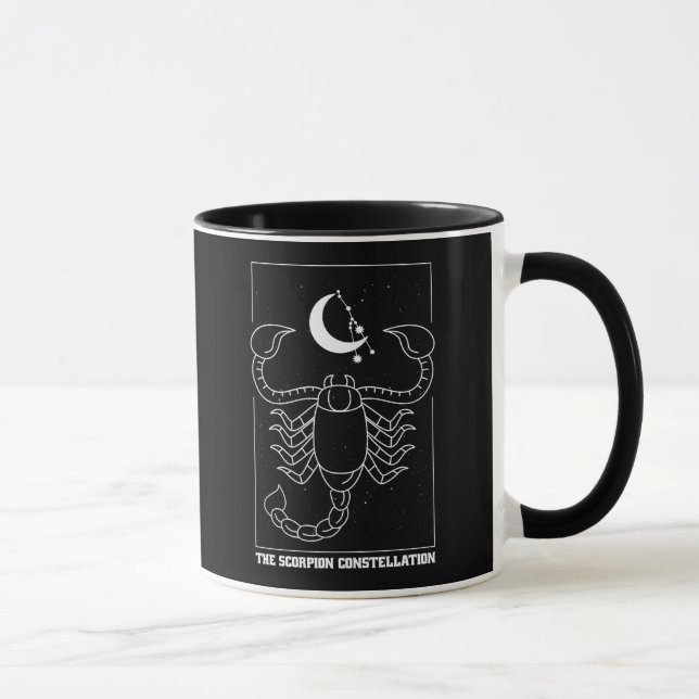 SCORPIO CONSTELLLATION ZODIAC SIGN  MUG (Right)