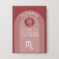 Scorpio Custom Birthday - Zodiac - Modern Design