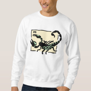 Scorpio Cute Fun Cool Astrology Sign Design Sweatshirt