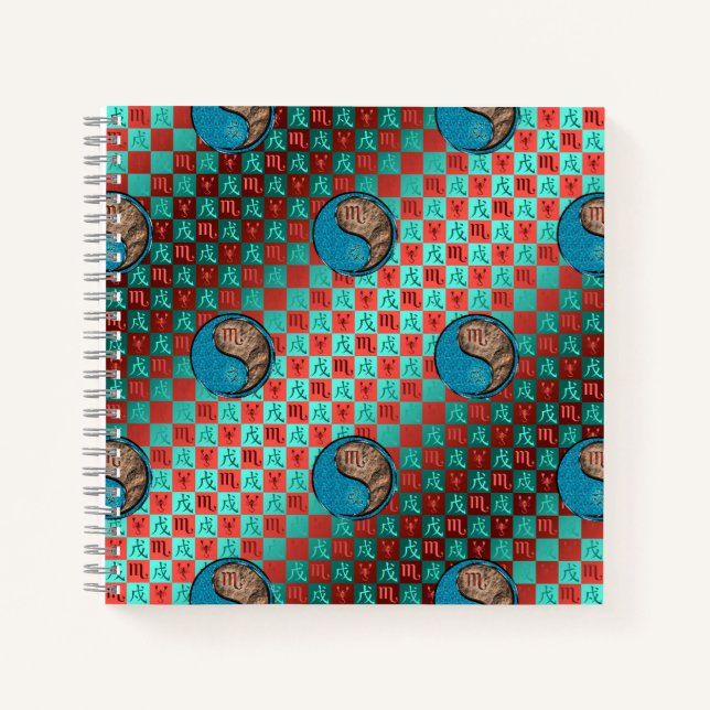 Scorpio & Earth Dog Notebook (Front)