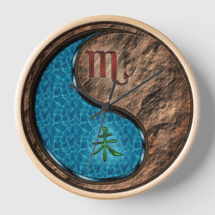 Scorpio & Earth Goat Clock