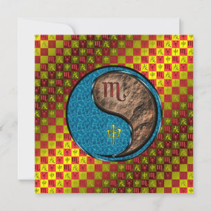 Scorpio & Earth Monkey Card