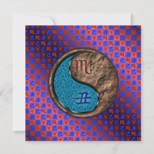 Scorpio & Earth Ox Card