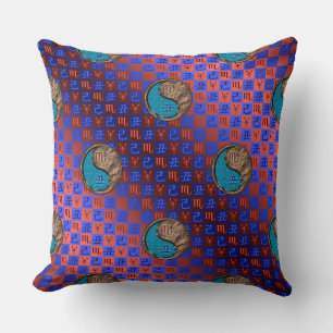 Scorpio & Earth Ox Cushion