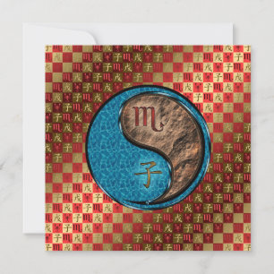 Scorpio & Earth Rat Card