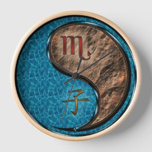 Scorpio & Earth Rat Clock
