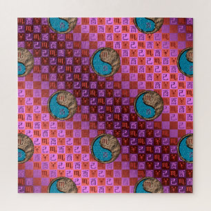 Scorpio & Earth Rooster Jigsaw Puzzle